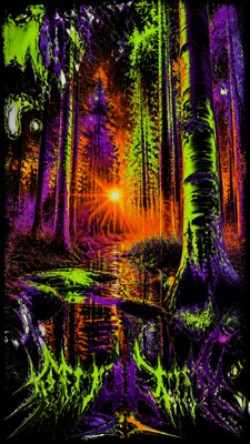 Acid Graphics wall art print example
