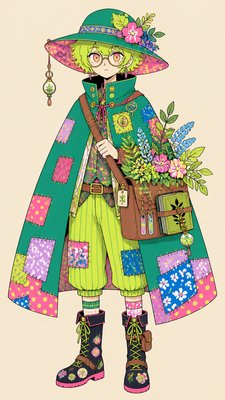 Superflat Art Style character design example