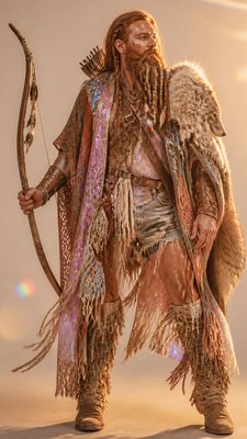 Festival Fashion Style tabletop character portrait example