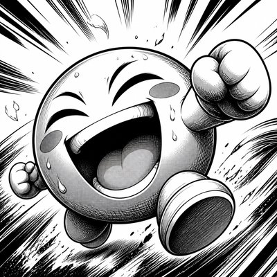 Sports Manga Art Style Twitch emote example