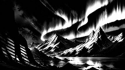 Noir Comic Art banner example