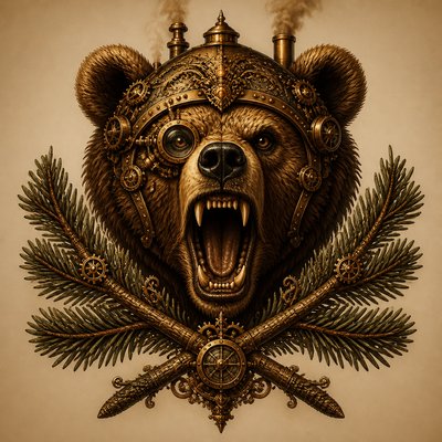 Steampunk Art Style t-shirt design example