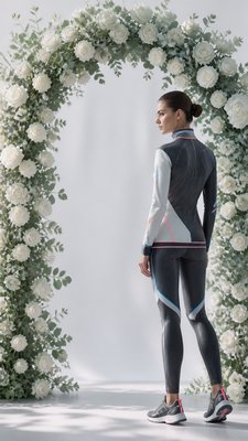 Athleisure Fashion Design wedding invitation example