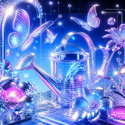 Cyber Y2K Aesthetic coloring page example