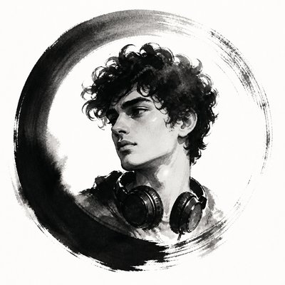Zen Circle Minimalism Art Style Discord profile picture example