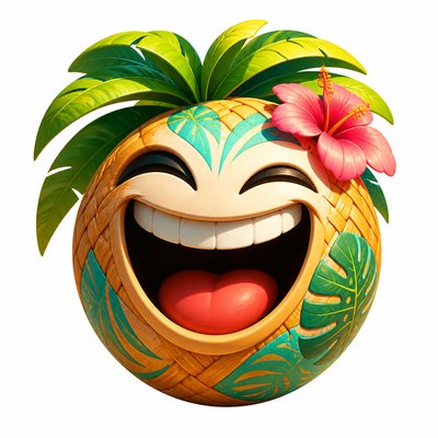 Tropicalcore Aesthetic Twitch emote example