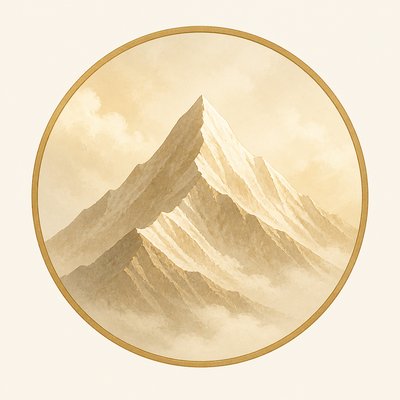 Light Academia Aesthetic logo concept example