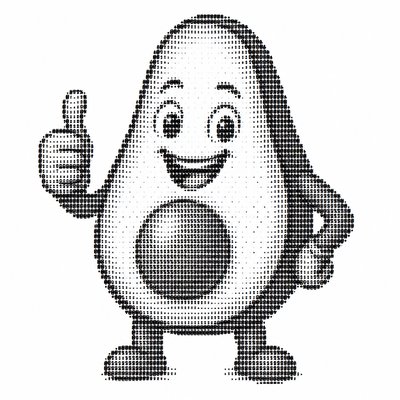 ASCII Art Style sticker example
