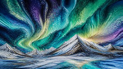 Fluid Abstract Art Style banner example