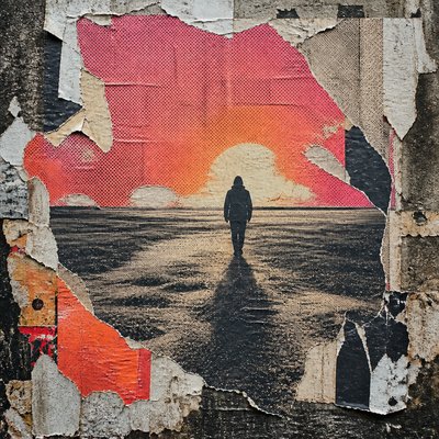 Wheatpaste Poster Street Art Style album cover example