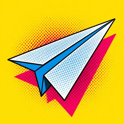 Advertisement Pop Art Style icon example