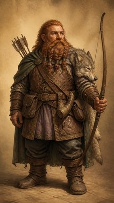 French Country Interior Design tabletop character portrait example