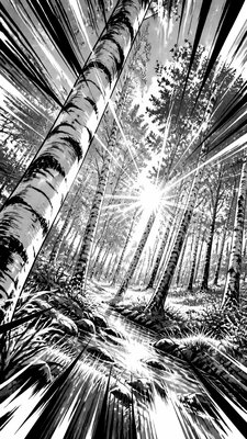 Sports Manga Art Style wall art print example