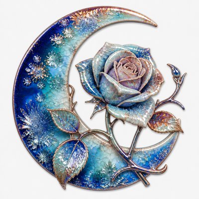 Crystalline Glaze Ceramic Art Style tattoo design example