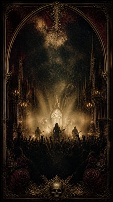 Victorian Gothic Art flyer example
