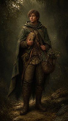 Forest Nature Art character design example
