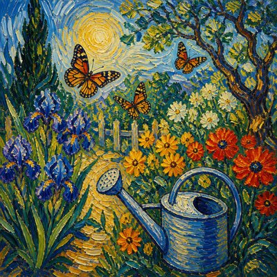 Post-Impressionism Art Style coloring page example