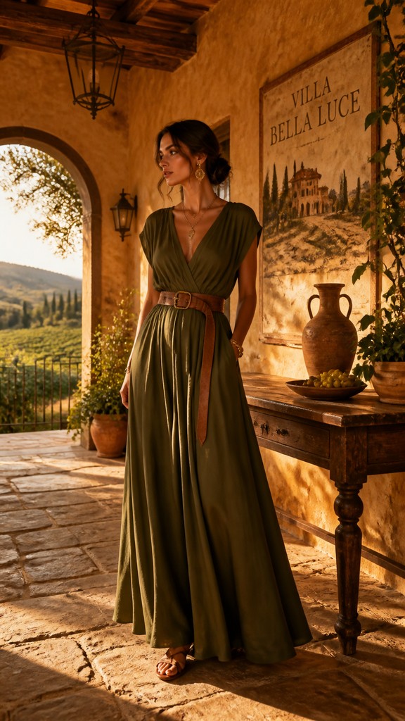 full-length portrait of an elegant figure — Tuscan Interior Design