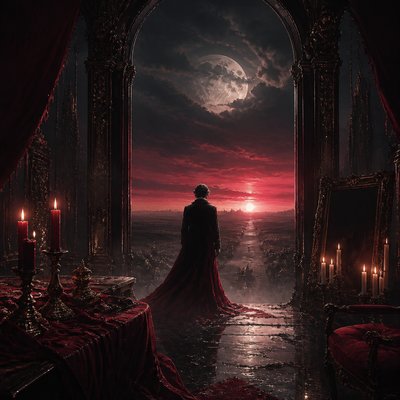 Vampirecore Aesthetic album cover example