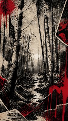 Gothic Punk Art wall art print example