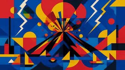 Bauhaus Geometric Art YouTube thumbnail example