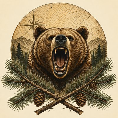 Adventurecore Aesthetic t-shirt design example