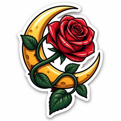 Die-Cut Sticker Design tattoo design example