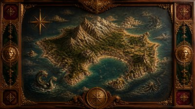 Traditional Interior Design fantasy map example