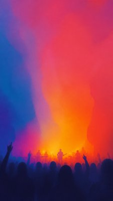 Color Field Painting Style flyer example