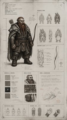 Conceptual Art Style tabletop character portrait example
