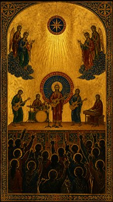 Orthodox Icon Religious Art flyer example