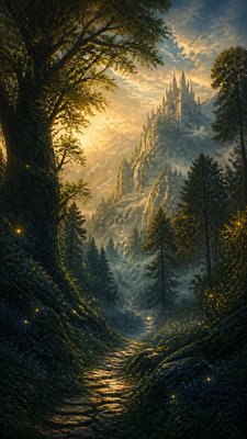 Epic Fantasy Art book cover