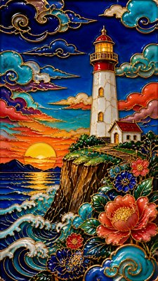 Enamel Cloisonné Jewelry Design poster example