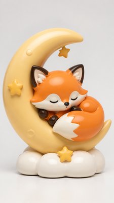 Designer Vinyl Toy Art baby announcement example