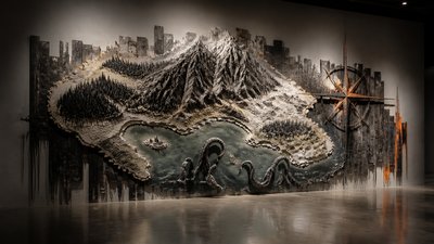 Installation Conceptual Art Style fantasy map example