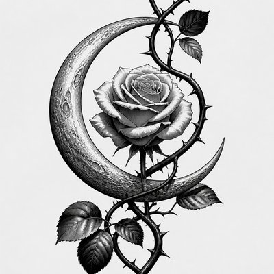 Seinen Mature Manga Art Style tattoo design example