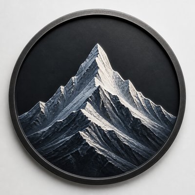 Photorealistic Figurative Art Style logo concept example
