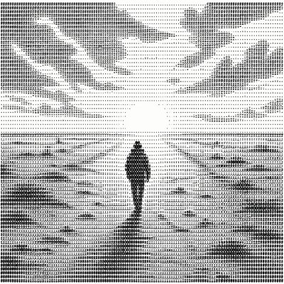 ASCII Art Style album cover example
