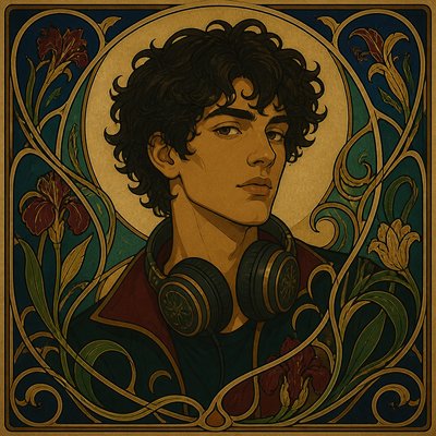 Art Nouveau Style Discord profile picture example