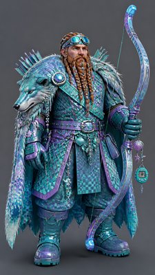 Seapunk Aesthetic tabletop character portrait example