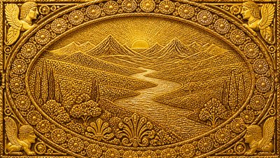 Etruscan Granulation Jewelry Style desktop wallpaper example