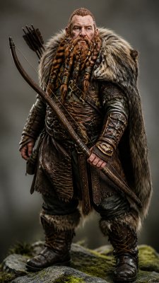 Macro Photography Style tabletop character portrait example