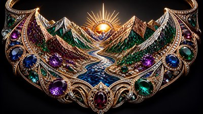 Statement Jewelry Design desktop wallpaper example