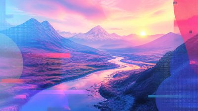 Post-Internet Contemporary Art Style desktop wallpaper example