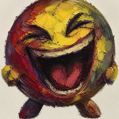Expressionist Portrait Style Twitch emote example
