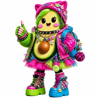 Harajuku Fashion Style sticker example