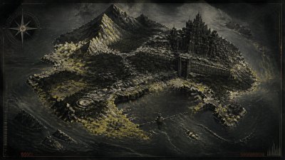 Dystopian Sci-Fi Art fantasy map example
