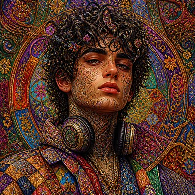 Maximalism Art Style Discord profile picture example