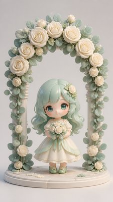 Blind Box Toy Art wedding invitation example