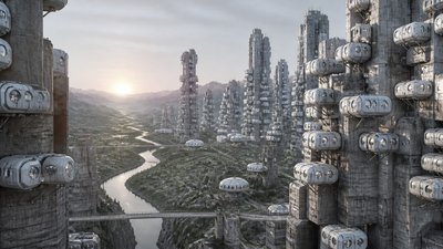 Metabolist Architecture desktop wallpaper example